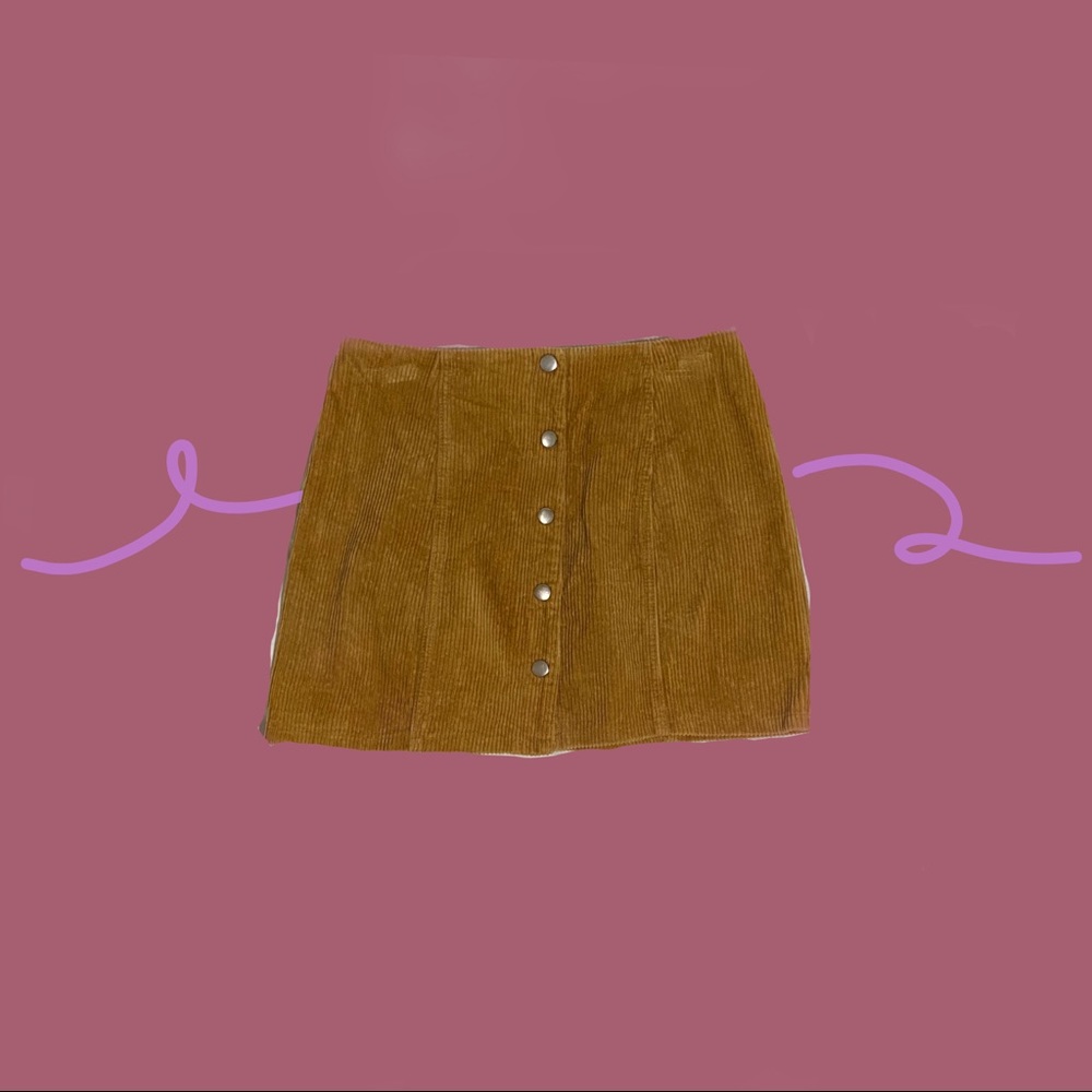 Corduroy skirt